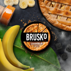 Кальянная смесь Brusko 50 гр. Strong Банановый пирог