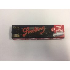 Сигаретная бумага Smoking King Size Deluxe + Tips Pack 33 шт